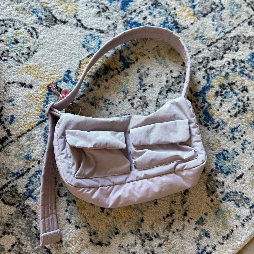 BAGGU Light Pink Shoulder Bag